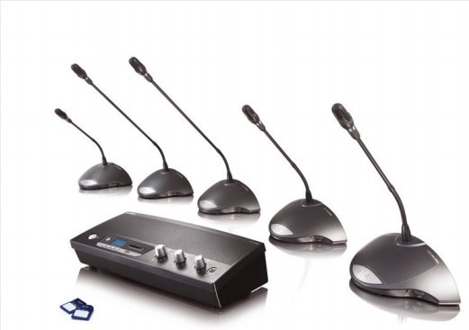 手拉手，會議即席發(fā)言討論話筒